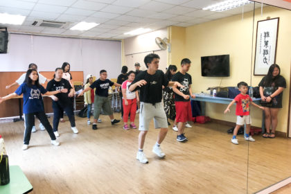 uprock dance by volunteer group