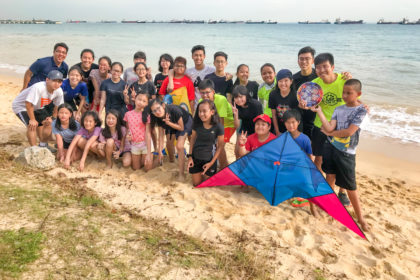 beach group photo