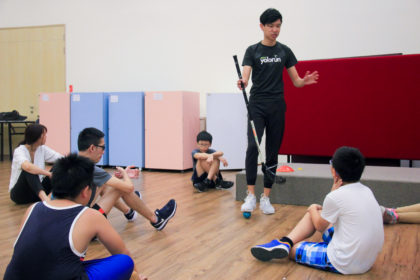 volunteer teaching youthspace sports